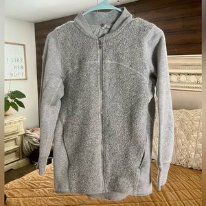 Lululemon Full Zip Up Jacket Grey Womens small